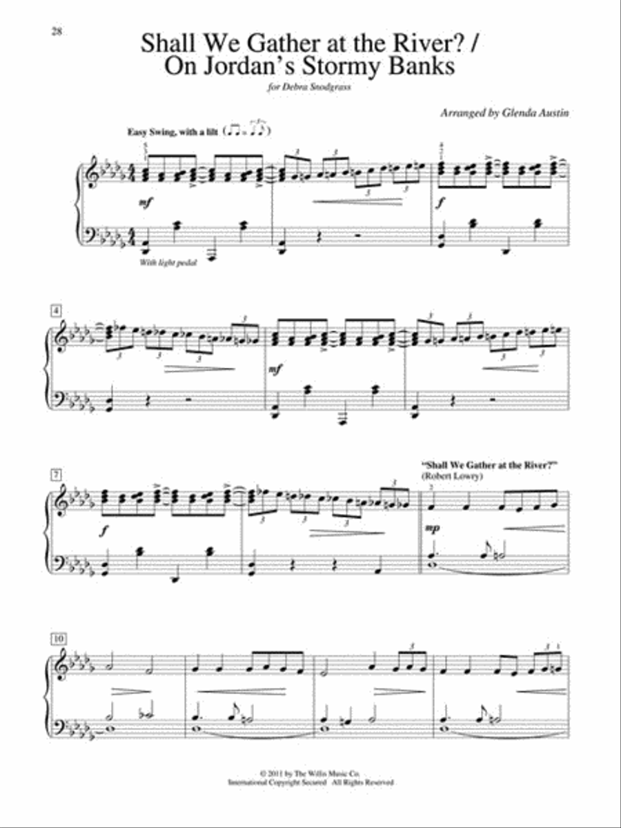 Solos for the Sanctuary – Hymns Piano Solo scores gallery preview page 6