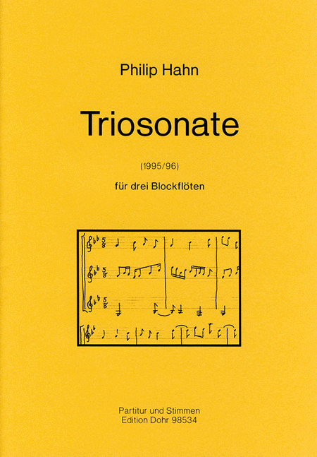 Triosonate für drei Blockflöten (1995/96)