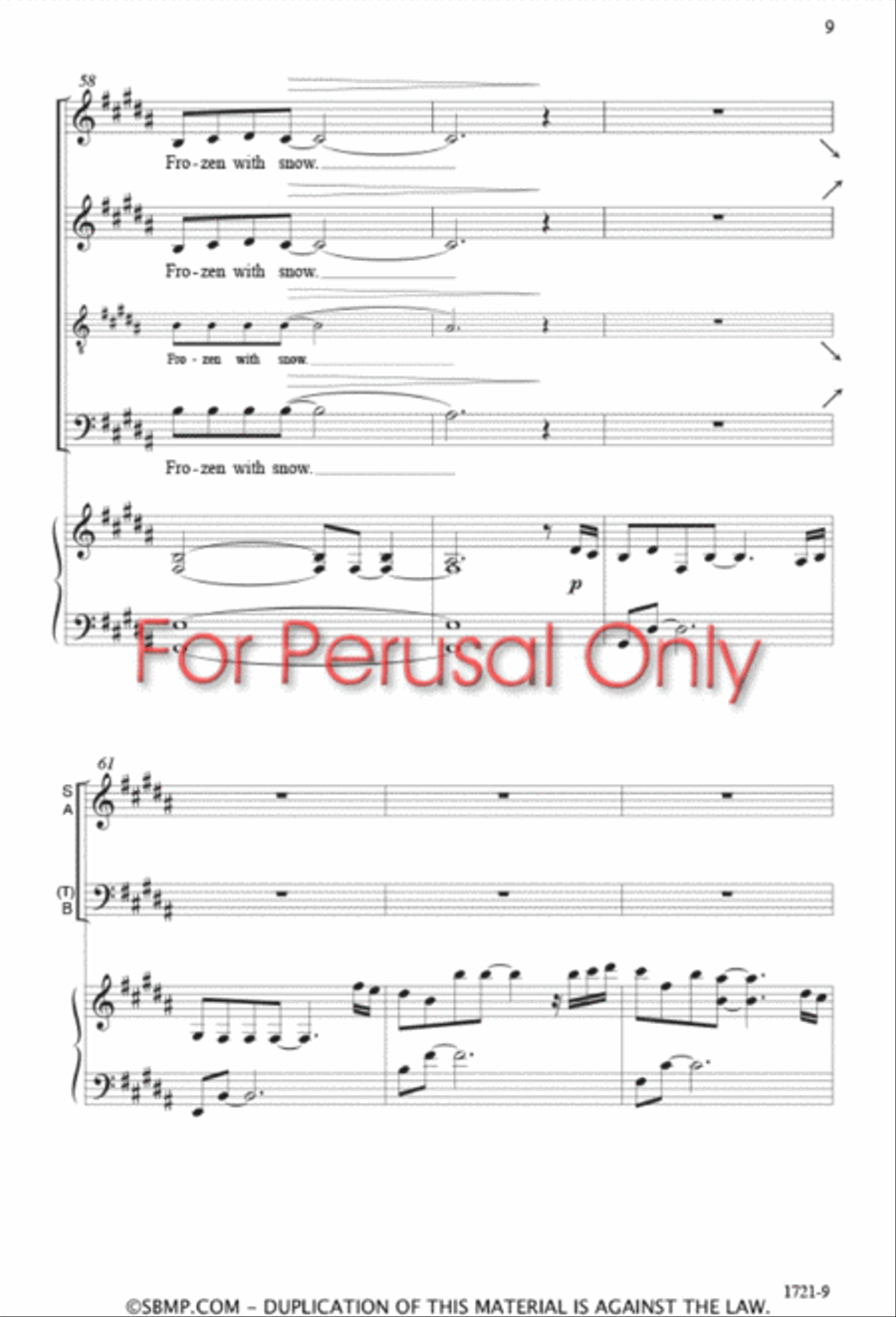 Hold Fast to Dreams - SAB 3-Part scores gallery preview page 8
