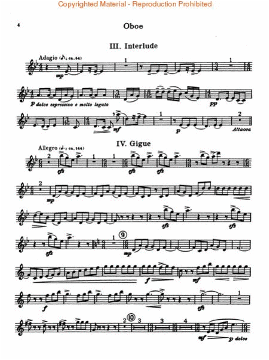Partita for Woodwind Quintet Woodwind Quintet scores gallery preview page 5