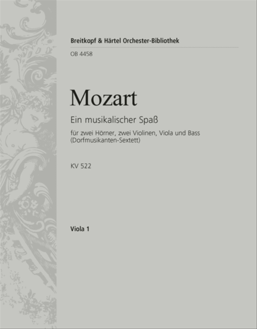 A Musical Joke K. 522 A Musical Joke K. 522 Orchestra scores gallery preview page 1
