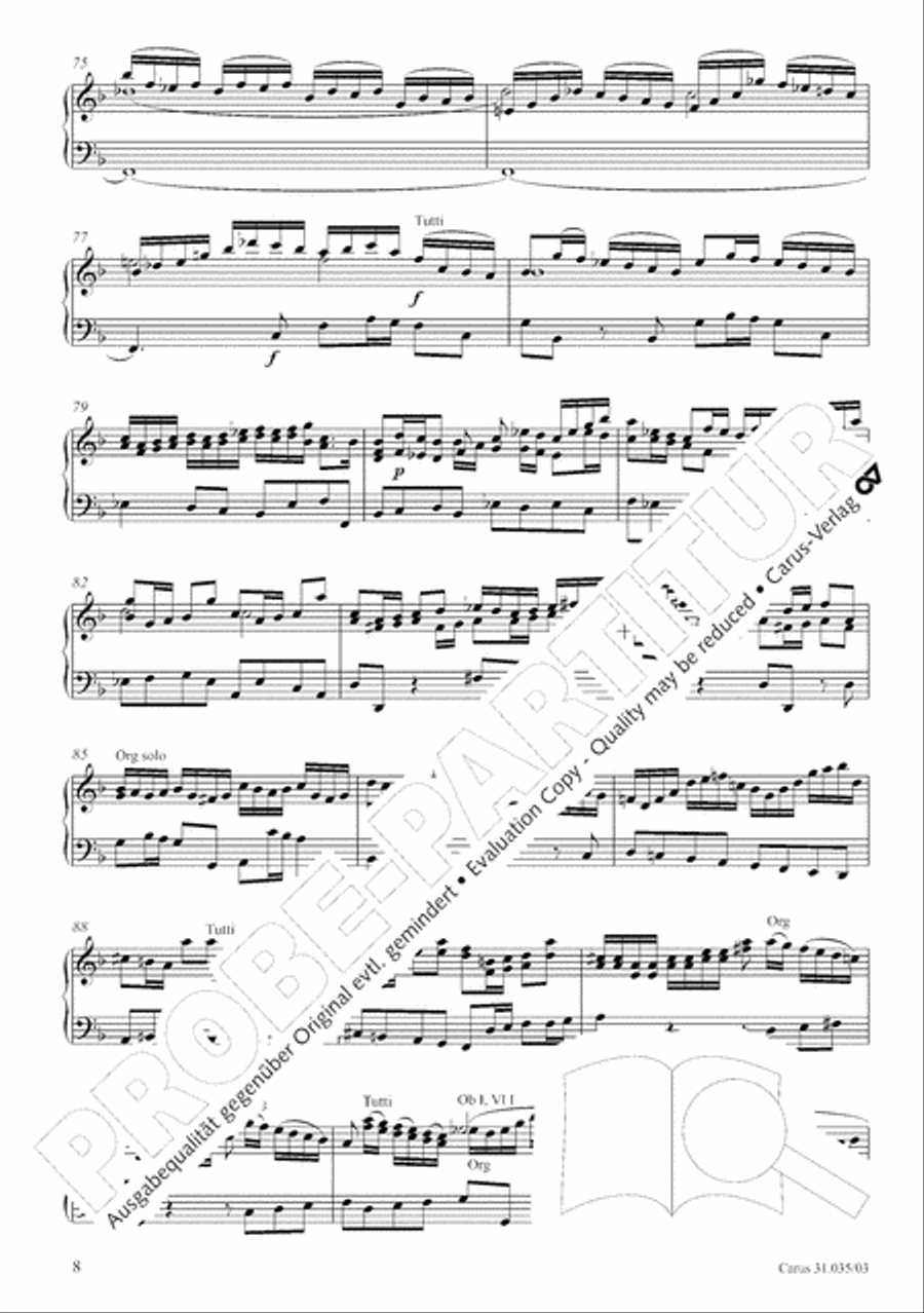 Soul and spirit are astounded (Geist und Seele wird verwirret) English Horn scores gallery preview page 9