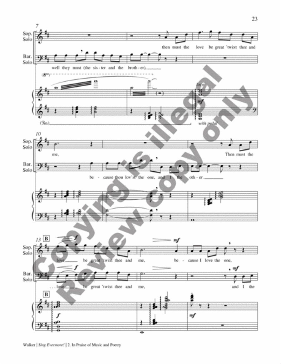 Sing Evermore! (Choral Score) Divisi scores gallery preview page 12