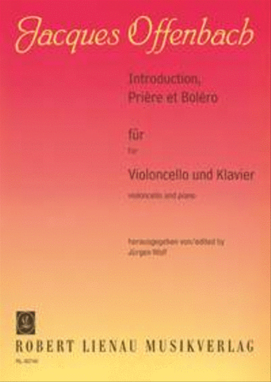 Introduction, Priere et Boléro op. 22 Piano Accompaniment scores gallery preview page 1