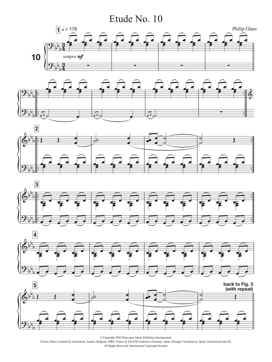 Etude No. 10 Piano Method scores gallery preview page 1