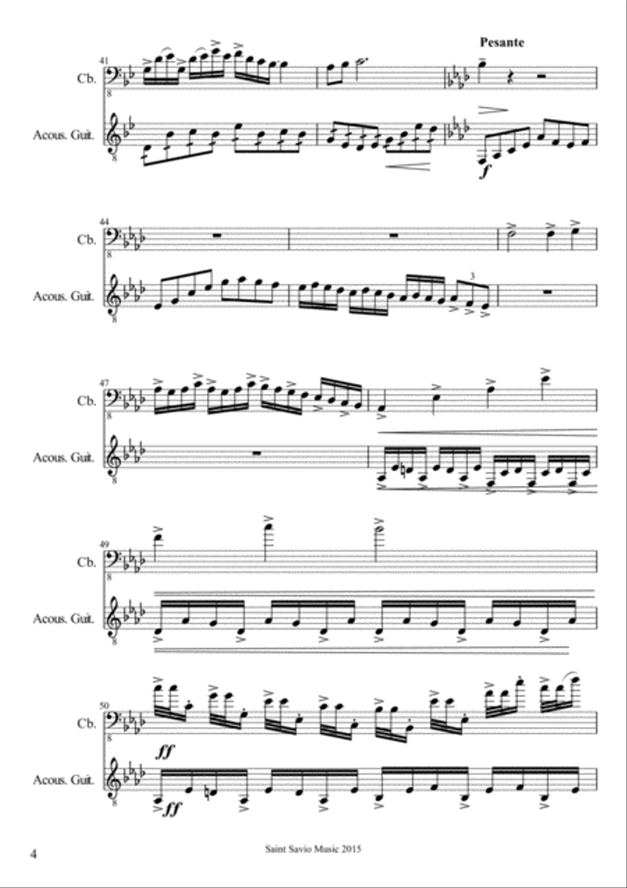 Prayer Prayer String Duet scores gallery preview page 4