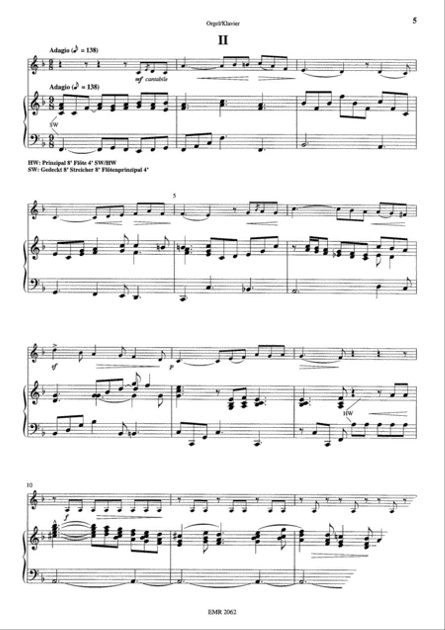 Drei Lieder ohne Worte Horn scores gallery preview page 12