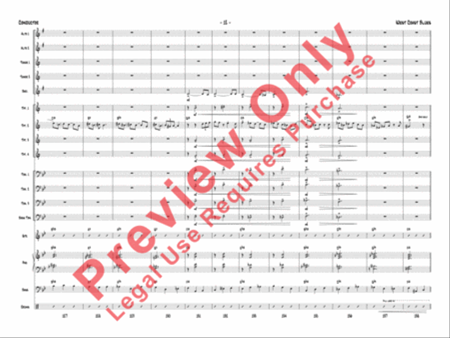 West Coast Blues West Coast Blues Jazz Ensemble scores gallery preview page 15