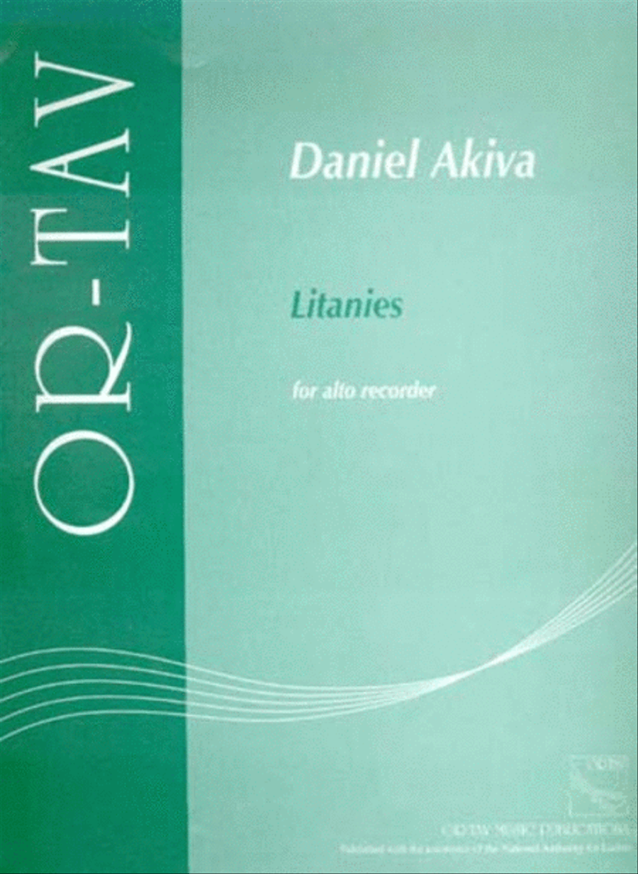 Litanies Alto Recorder scores gallery preview page 1