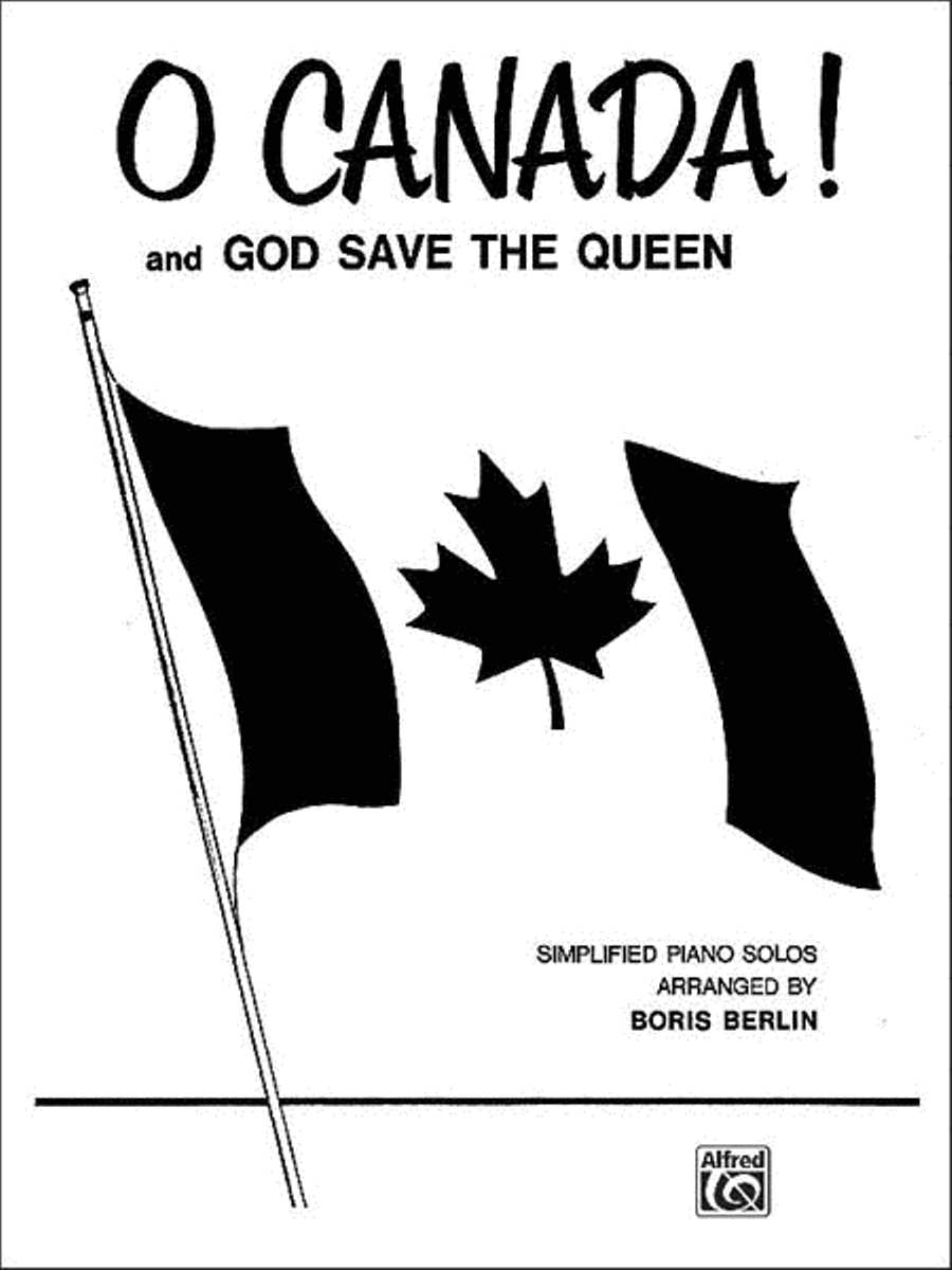 O Canada! and God Save the Queen Piano Solo scores gallery preview page 1