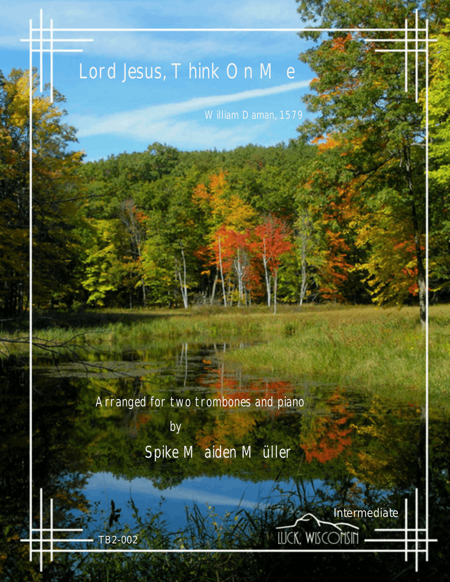 Lord Jesus, Think On Me Woodwind Ensemble scores gallery preview page 1