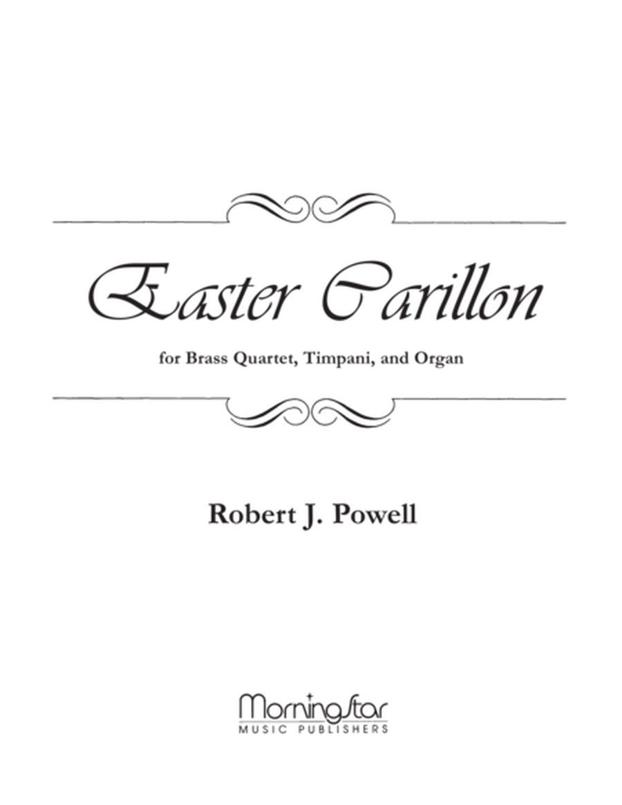 Easter Carillon for Brass Quartet, Timpani, and Organ (Downloadable) image number null