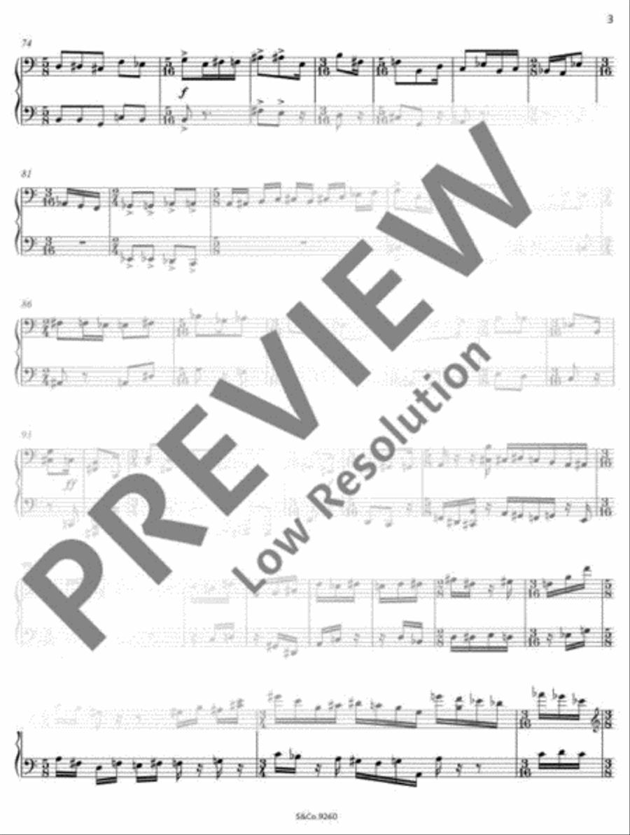 Triorchic Blues Triorchic Blues Piano Solo scores gallery preview page 6