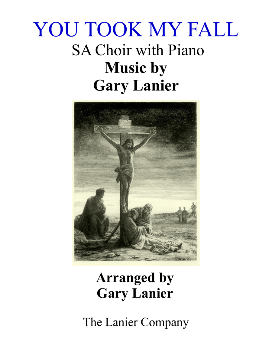 YOU TOOK MY FALL (Soprano/Alto choir/Piano with SA Part) SA scores gallery preview page 1