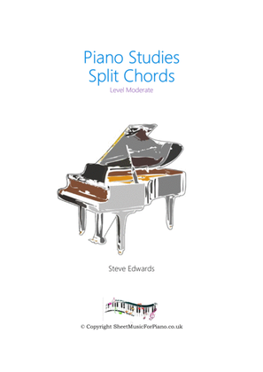 Book cover for Split Chords - Moderate Piano