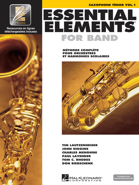 Essential Elements EE2000 Tenor Saxophone (French Edition)