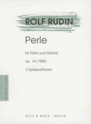 Book cover for Perle op. 14