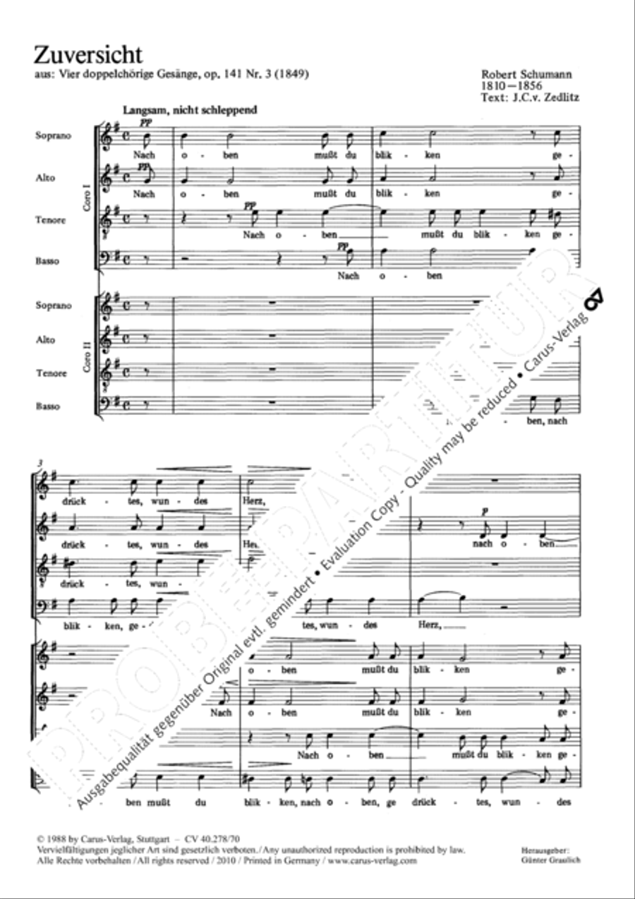 Zuversicht 4-Part scores gallery preview page 2