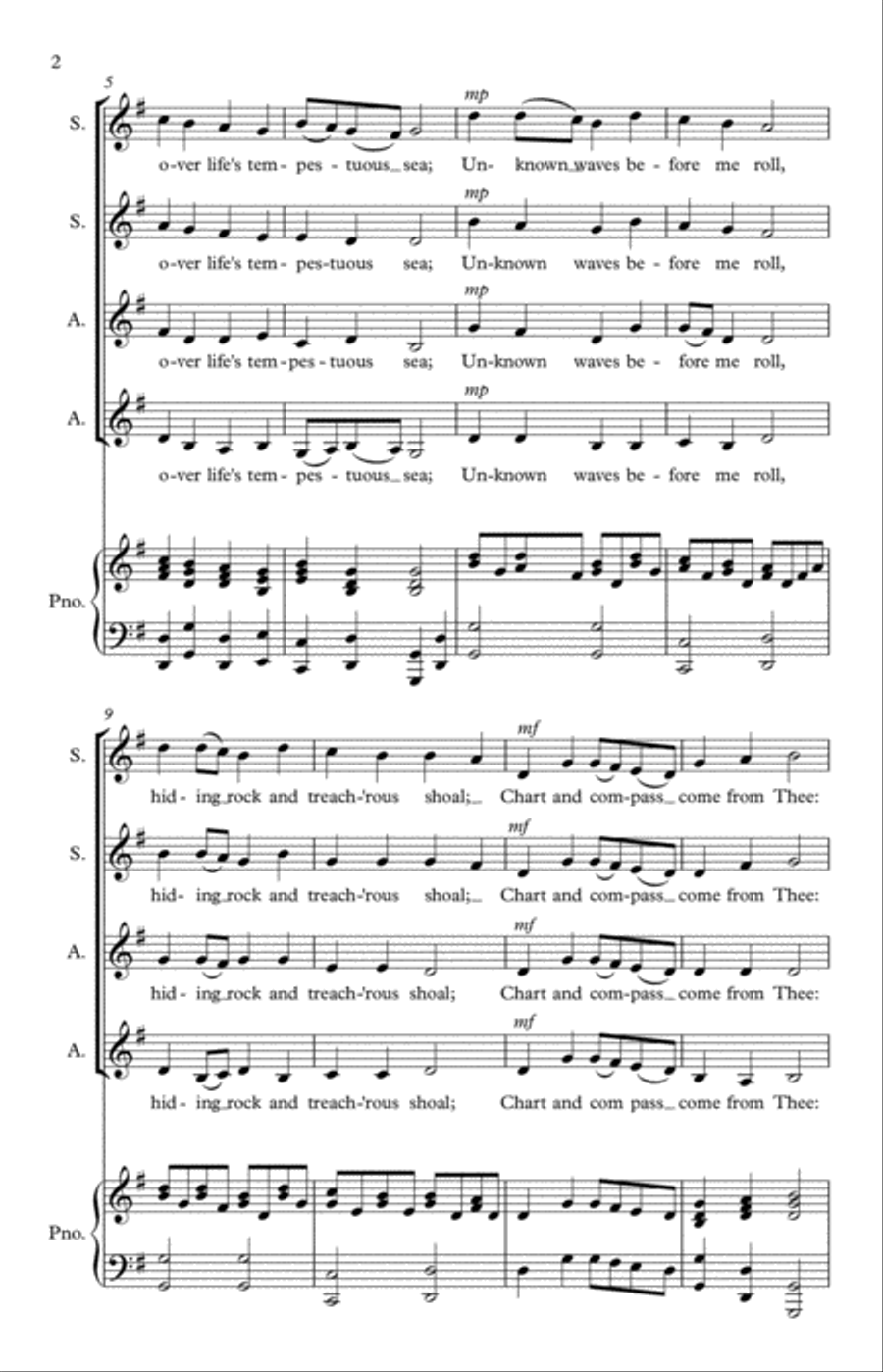 Welsh Hymn Medley Welsh Hymn Medley SSAA scores gallery preview page 3