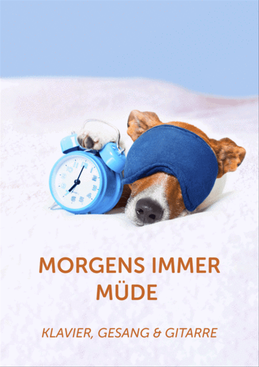 Morgens immer müde Piano, Vocal, Guitar scores gallery preview page 1