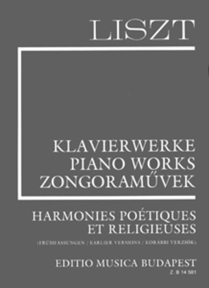 Book cover for Harmonies poetiques et religieuses
