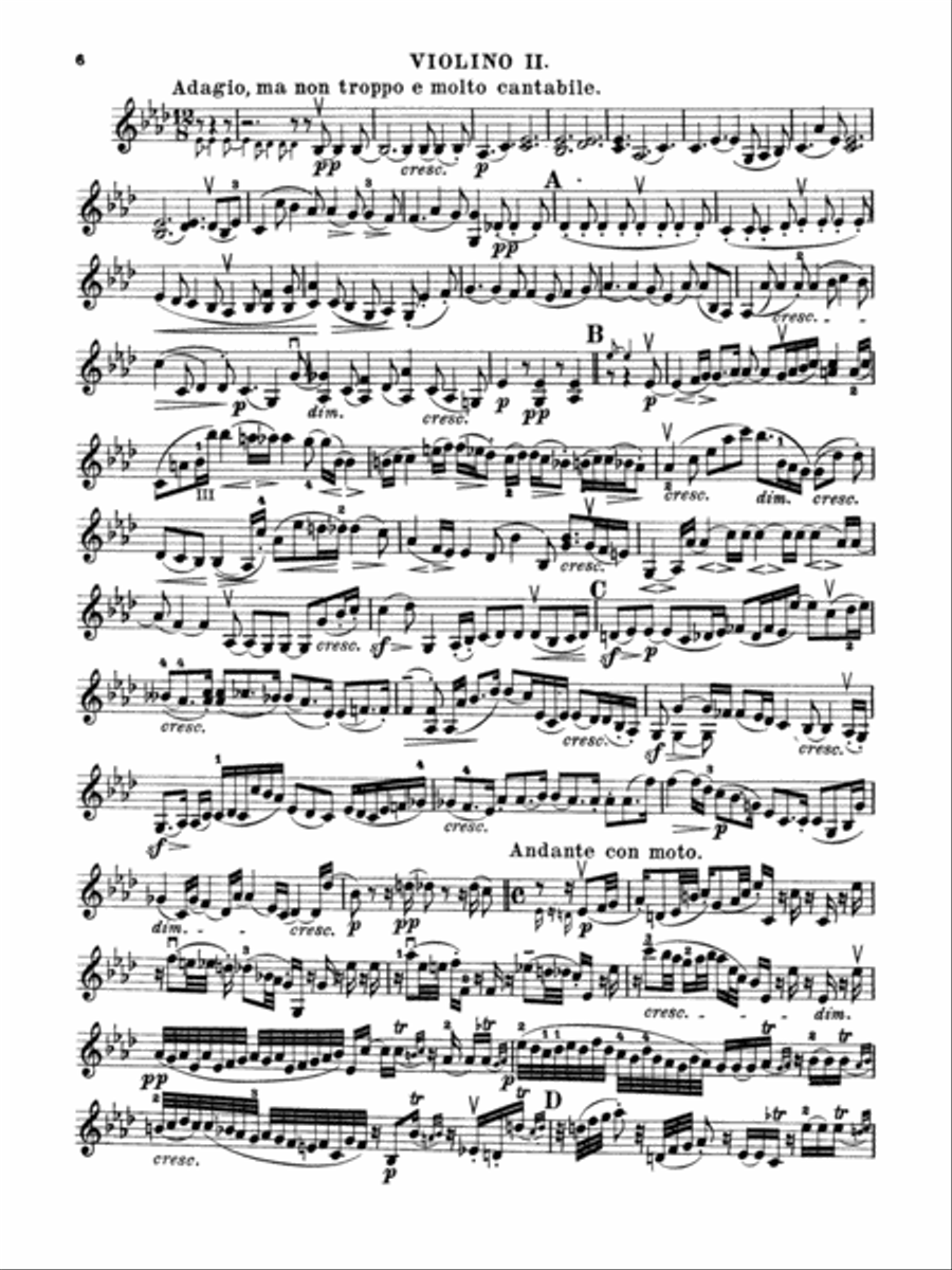 Beethoven: String Quartet, Op. 127 No. 12 String Quartet scores gallery preview page 4