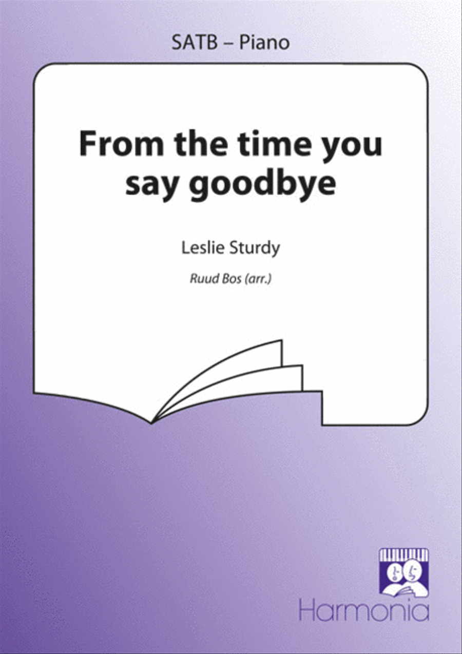 From the time you say goodbye 4-Part scores gallery preview page 1
