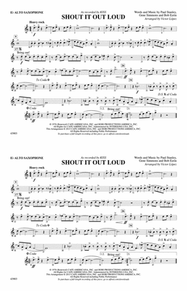 Shout It Out Loud: E-flat Alto Saxophone