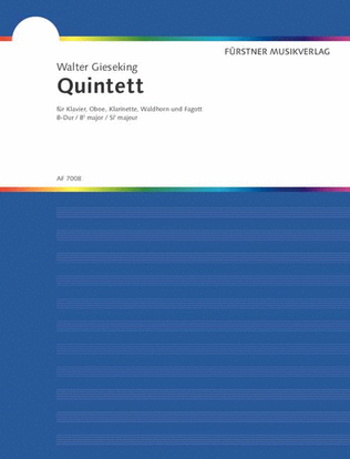 Quintet B flat major
