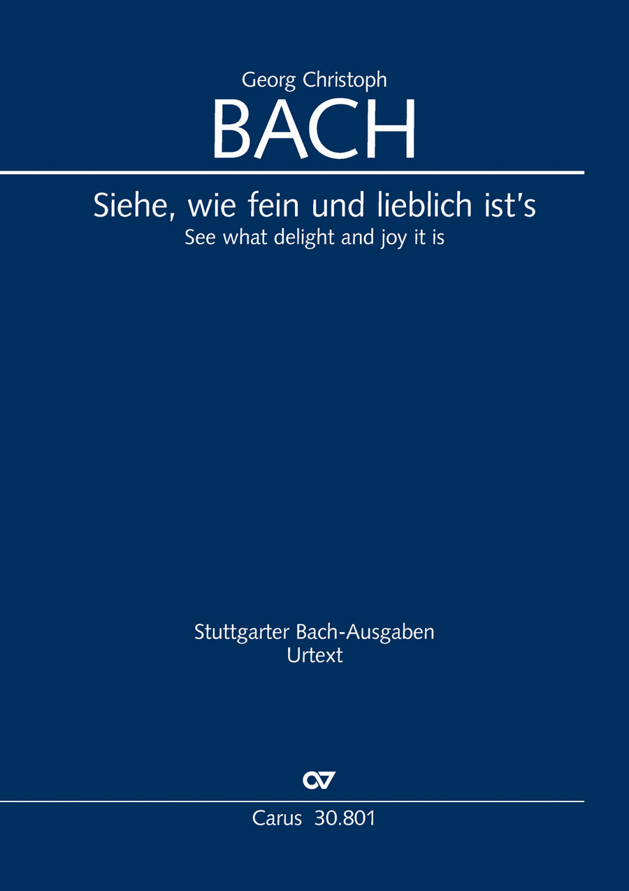 See what delight and joy it is (Siehe, wie fein und lieblich ist's) TTB scores gallery preview page 1