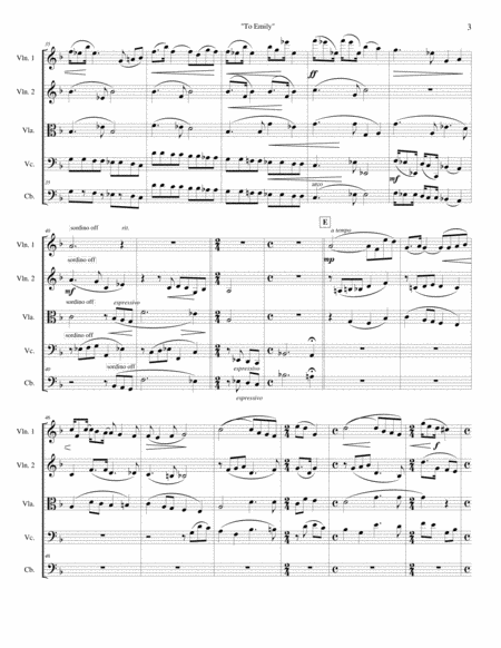 [WeiglV] To Emily: Adagietto for Strings