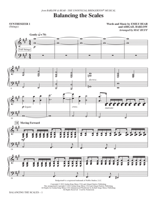 Balancing the Scales (from The Unofficial Bridgerton Musical) (arr. Mac Huff) - Synthesizer I