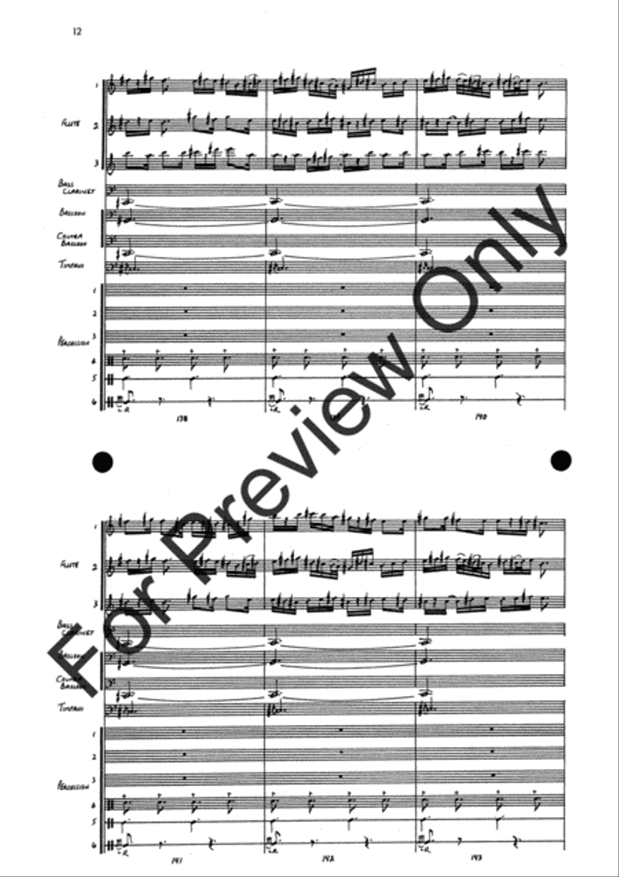 Agincourt Hymn (Score) Concert Band scores gallery preview page 36