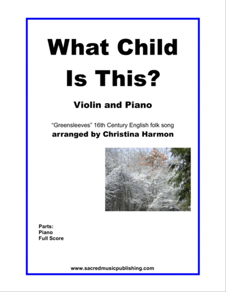 Book cover for What Child Is This - Piano and Organ