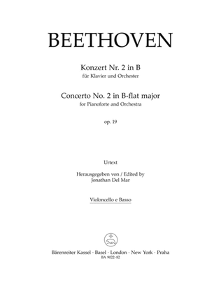 Book cover for Concerto for Pianoforte and Orchestra Nr. 2 B-flat major op. 19