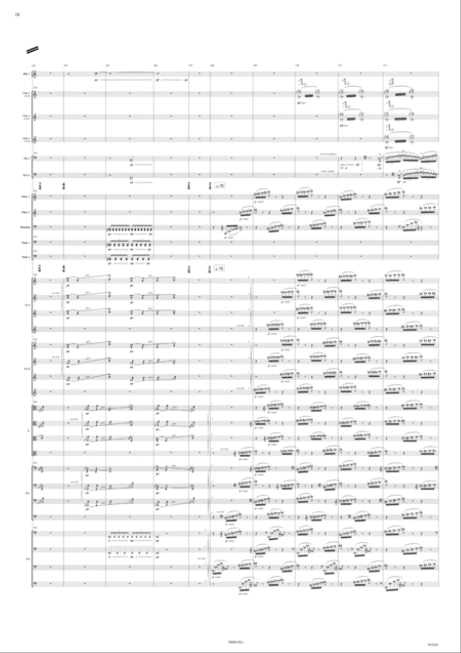 Voyage par-dela les fleuves et les monts Orchestra scores gallery preview page 8