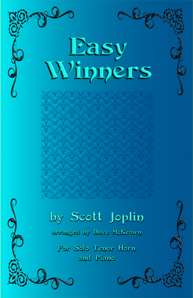 Book cover for The Easy Winners, for Tenor Horn and Piano