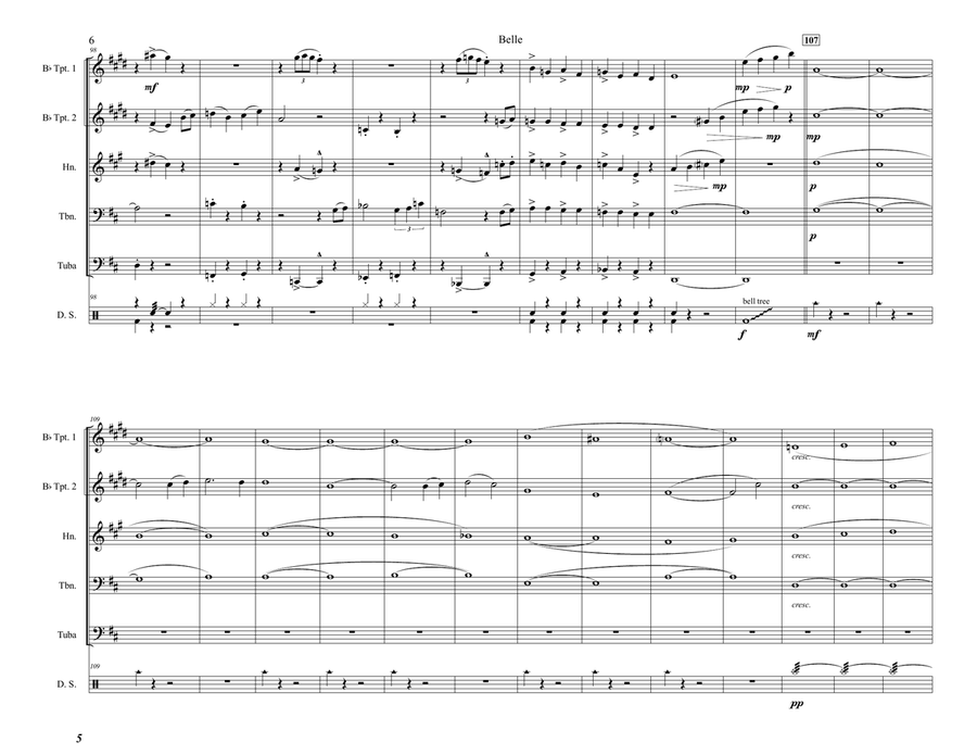 Belle Small Ensemble scores gallery preview page 6