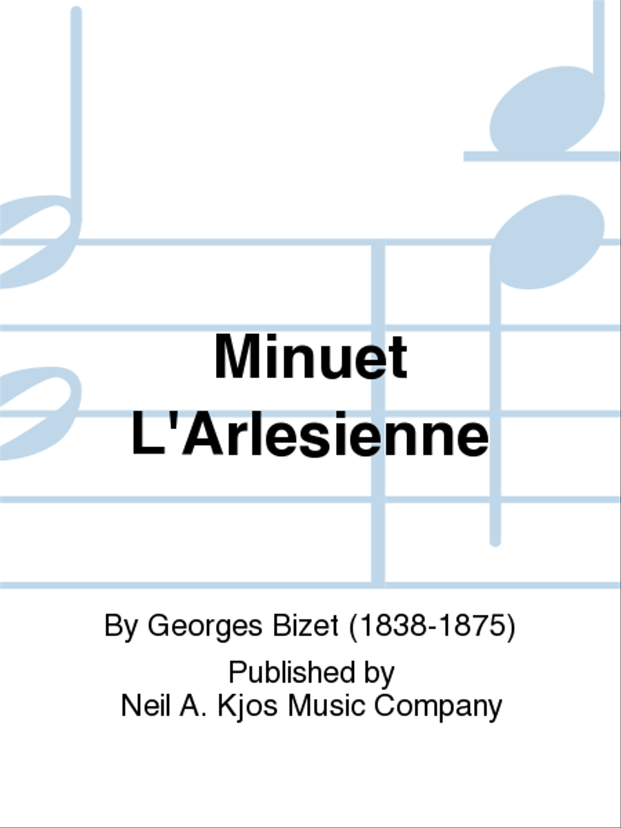 Minuet L'Arlesienne Alto Saxophone scores gallery preview page 1