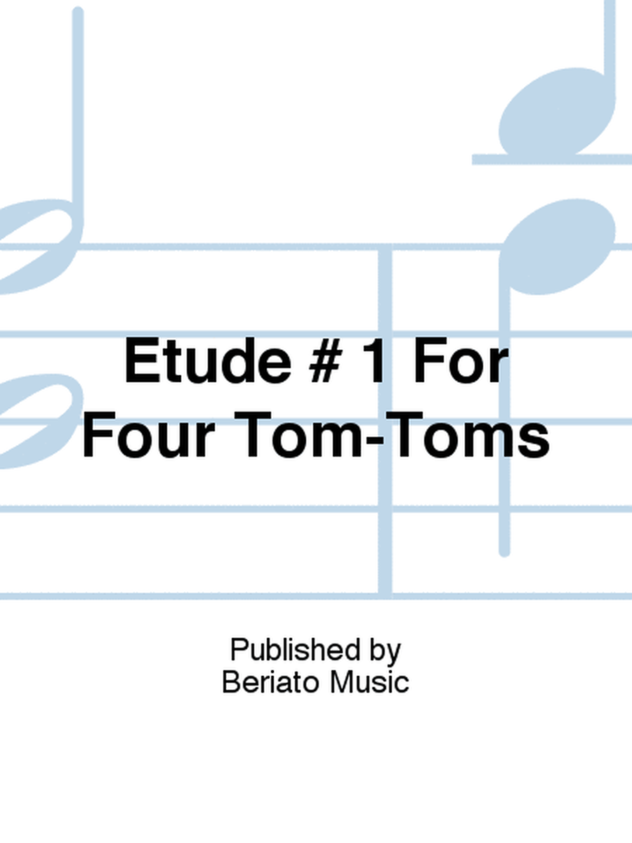 Etude # 1 For Four Tom-Toms