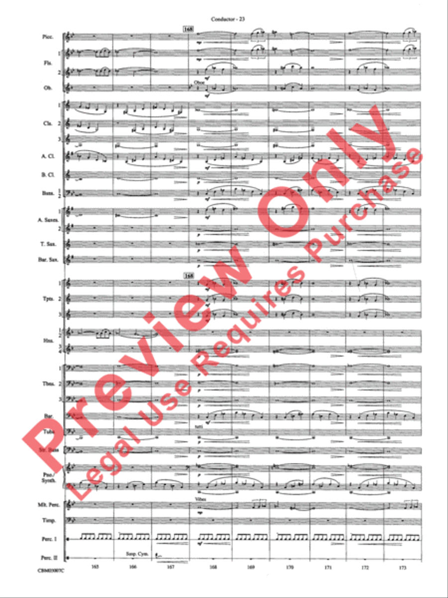 The Lord of the Rings: The Two Towers, Symphonic Suite from Concert Band scores gallery preview page 26
