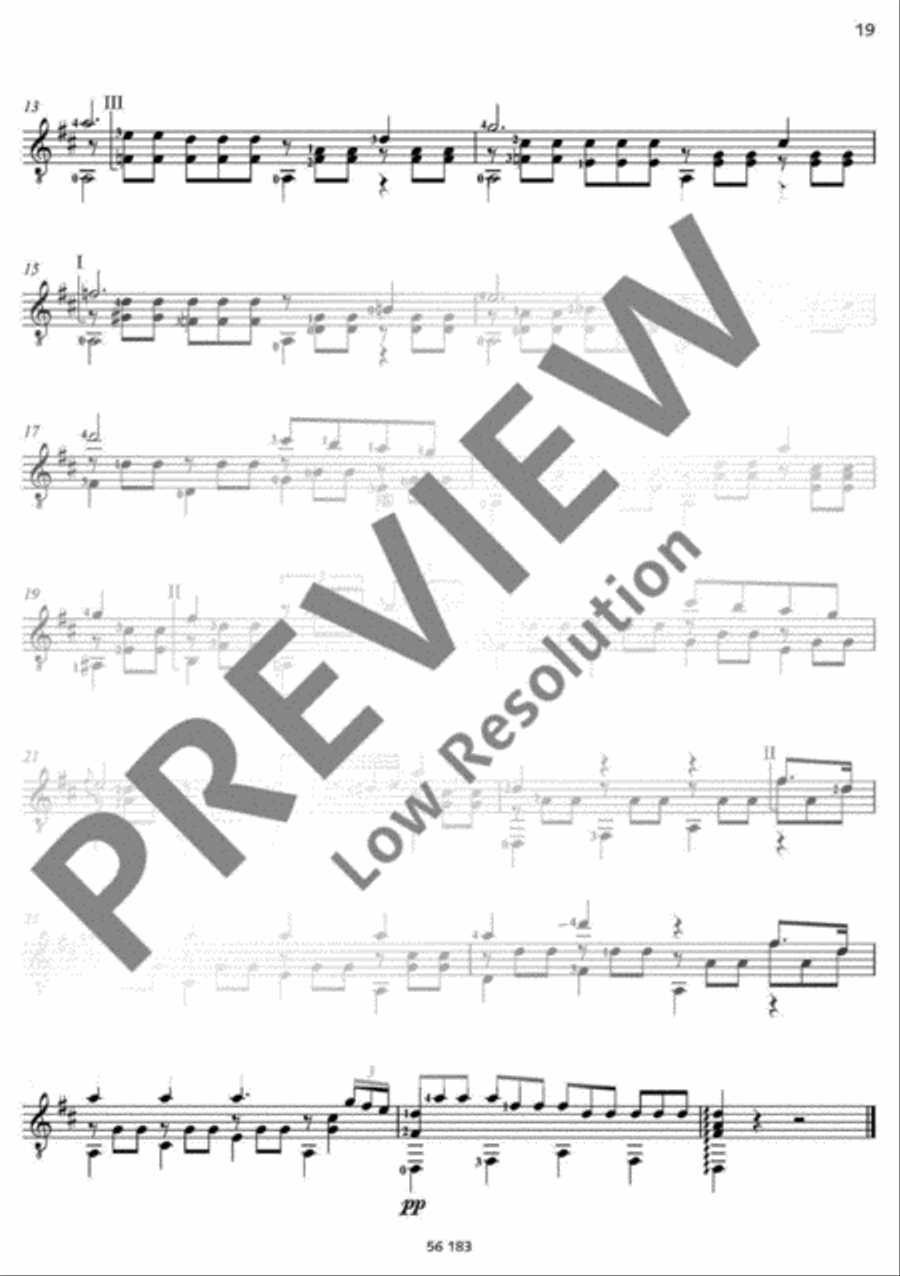 Mozart for Guitar Mozart for Guitar Classical Guitar scores gallery preview page 20
