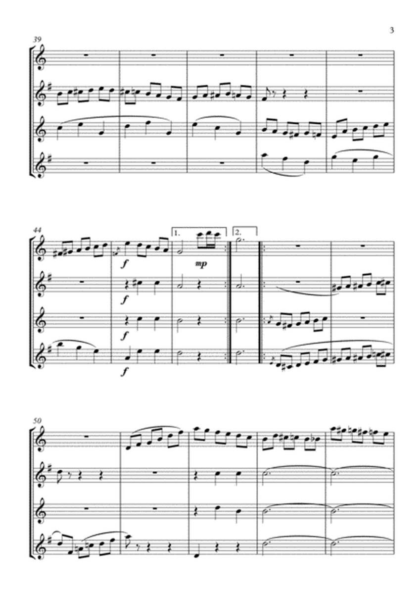 Invitation To The Waltz - Sax Quartet image number null
