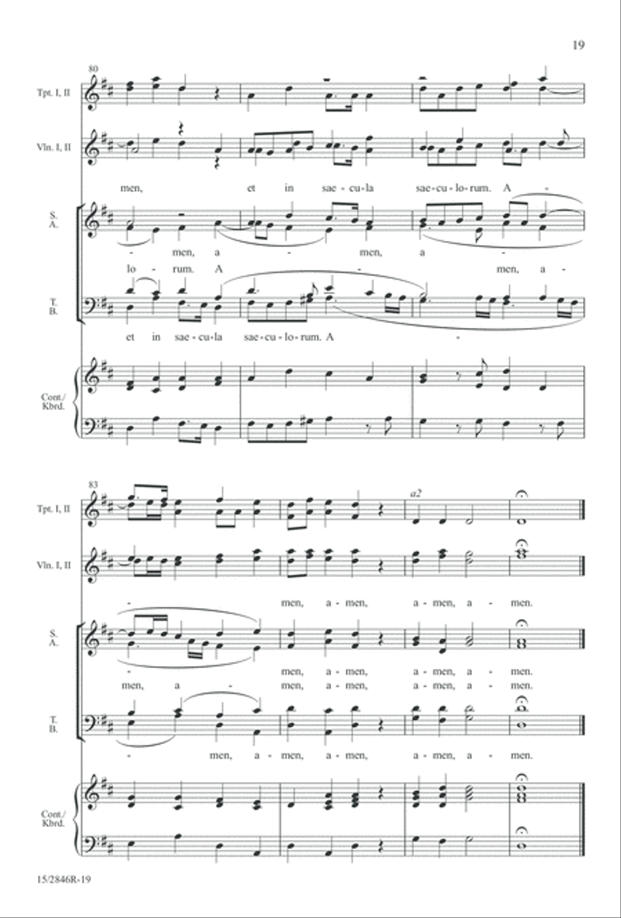 Nunc dimittis 4-Part scores gallery preview page 19