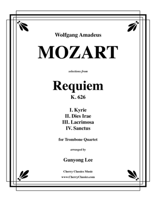 Book cover for Requiem, K. 626 Selections for Trombone Quartet