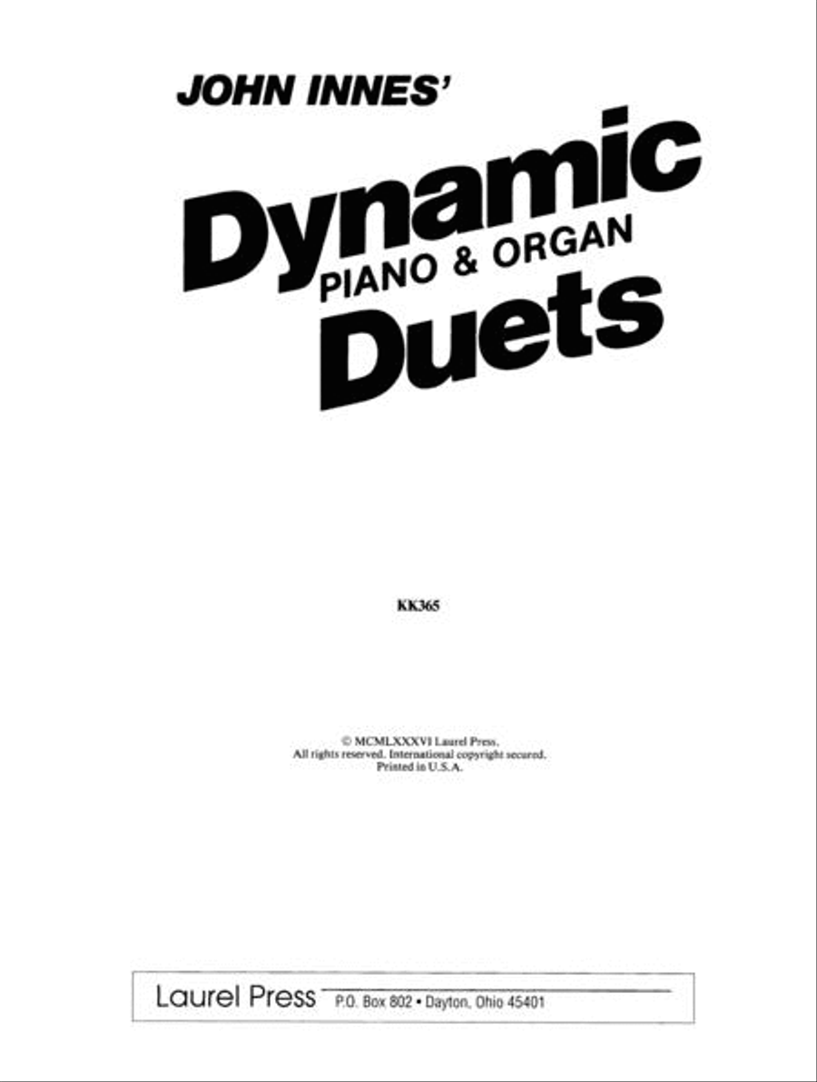 Dynamic Duets Vol 1 Organ scores gallery preview page 3
