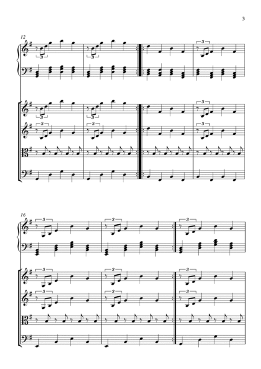 The Last Of Us String Quartet scores gallery preview page 3