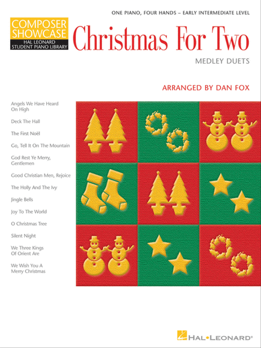 Christmas for Two – Medley Duets 1 Piano, 4-Hands scores gallery preview page 1