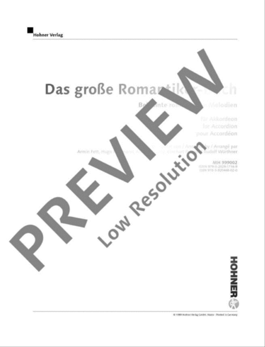 Das große Romantiker-Buch Accordion scores gallery preview page 2