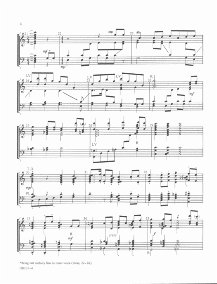 Simple Gifts - Kinyon 5-Octaves scores gallery preview page 4